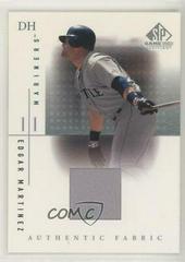 Edgar Martinez #EM Baseball Cards 2001 SP Game Used Authentic Fabric Prices