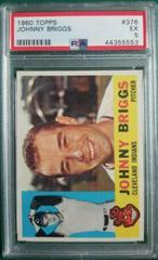 Johnny Briggs #376 Baseball Cards 1960 Topps Prices