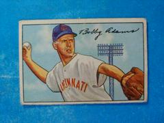 Bobby Adams #166 Baseball Cards 1952 Bowman Prices