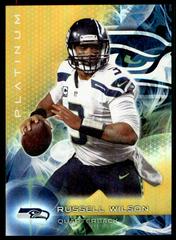 Russell Wilson [Gold] Football Cards 2015 Topps Platinum Prices