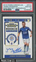 James Maddison [Autograph] Soccer Cards 2019 Panini Chronicles Contenders Rookie Ticket Prices