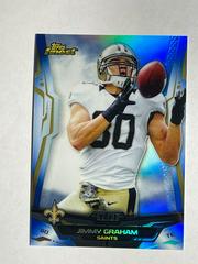 Jimmy Graham [Blue Refractor] Football Cards 2014 Topps Finest Prices