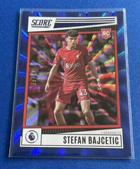 Stefan Bajcetic [Blue Lasers] #112 Soccer Cards 2022 Panini Score Premier League Prices