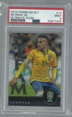 Neymar Jr. Soccer Cards 2015 Panini Select Ultimate Team Prices