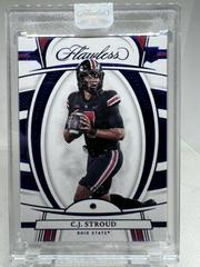 C. J. Stroud [Sapphire] #41 Football Cards 2023 Panini Flawless Collegiate Prices
