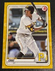 Oneil Cruz [Gold] Baseball Cards 2020 Bowman Paper Prospects Prices