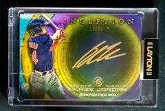 Blaze Jordan [Gold Rainbow] #ISS-BJ Baseball Cards 2022 Bowman Inception Silver Signings Autographs Prices