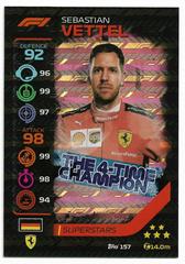 Sebastian Vettel #157 Racing Cards 2020 Topps Turbo Attax Formula 1 Prices