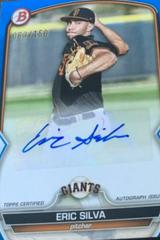 Eric Silva [Blue] #PPA-ES Baseball Cards 2023 Bowman Paper Prospect Autographs Prices
