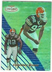 Courtney Brown [Class 3] #87 Football Cards 2000 Topps Gold Label Prices