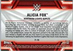 Alicia Fox #F-15 Wrestling Cards 2017 Topps WWE Women's Division Finishers and Signature Moves Prices