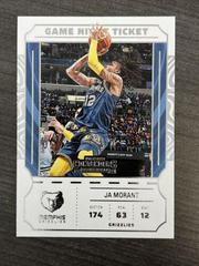 Ja Morant #12 Basketball Cards 2022 Panini Contenders Game Night Ticket Prices