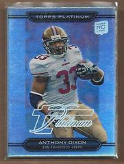 Anthony Dixon [Blue Refractor] #29 Football Cards 2010 Topps Platinum Prices