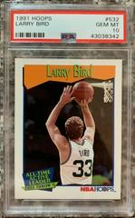 Larry Bird #532 Basketball Cards 1991 Hoops Prices