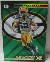 Clay Matthews [Green] #100 Football Cards 2018 Panini XR Prices