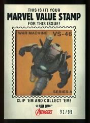 War Machine Marvel 2022 Ultra Avengers Value Stamp Relics Prices
