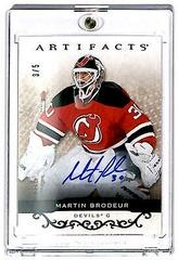 Martin Brodeur [Black Autograph] Hockey Cards 2021 Upper Deck Artifacts Prices
