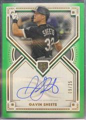 Gavin Sheets [Green] Baseball Cards 2022 Topps Definitive Rookie Autographs Prices