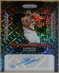 Shaedon Sharpe [Mojo Prizm] #4 Basketball Cards 2023 Panini Prizm Sensational Signature Prices