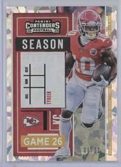Tyreek Hill [Cracked Ice] Football Cards 2020 Panini Contenders Prices