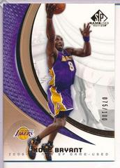 Kobe Bryant [Gold] #44 Basketball Cards 2005 SP Game Used Prices