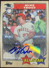 Mike Trout #1987A-MT Baseball Cards 2017 Topps 1987 Autographs Prices