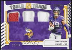 Adam Thielen #TTT-13 Football Cards 2022 Panini Absolute Tools of the Trade Triple Prices