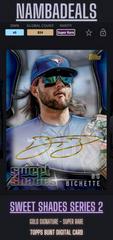 Bo Bichette [Gold] #SS-4 Baseball Cards 2022 Topps Sweet Shades Prices