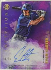 Evan Carter [Fuchsia] #PA-EC Baseball Cards 2021 Bowman Inception Autographs Prices