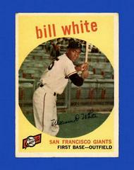 Bill White #359 Baseball Cards 1959 Topps Prices