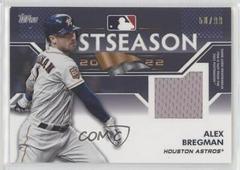 Alex Bregman Baseball Cards 2023 Topps Postseason Performance Relics Prices