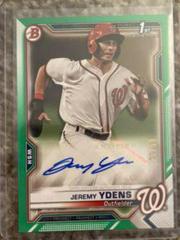 Jeremy Ydens [Green] #PAPR-JY Baseball Cards 2021 Bowman Paper Prospects Autographs Prices