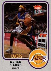 Derek Fisher #48 Basketball Cards 2002 Fleer Platinum Prices