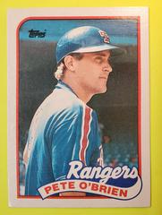 Pete O'Brien #629 Baseball Cards 1989 Topps Tiffany Prices