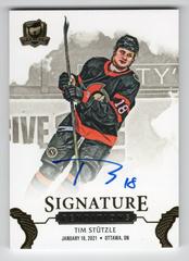 Tim Stutzle #SR-TS Hockey Cards 2020 Upper Deck The Cup Signature Renditions Prices