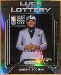 Jeremy Sochan [Silver] #4 Basketball Cards 2022 Panini Prizm Luck of the Lottery Prices
