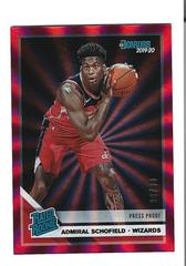Admiral Schofield [Press Proof Red Laser] #239 Basketball Cards 2019 Panini Donruss Prices