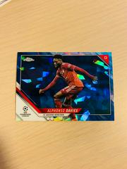 Alphonso Davies #88 Soccer Cards 2021 Topps Chrome Sapphire UEFA Champions League Prices