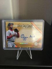 Ozzie Smith [Orange] #GGA-OS Baseball Cards 2022 Topps Tribute Solid Gold Greats Autographs Prices