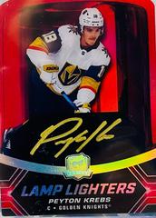 Peyton Krebs Hockey Cards 2020 Upper Deck The Cup Lamp Lighters Autographs Prices