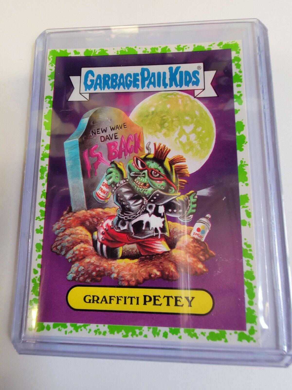 Graffiti PETEY [Green] #5b Garbage Pail Kids Adam-Geddon