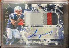 Sony Michel [Jumbo Patch Autograph] Football Cards 2018 Panini Origins Prices