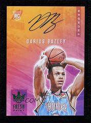 Darius Bazley [Jade] Basketball Cards 2019 Panini Court Kings Fresh Paint Autographs Prices