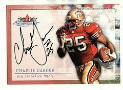 Charlie Garner Football Cards 2000 Fleer Autographics Prices