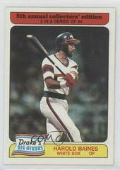 Harold Baines Baseball Cards 1985 Drake's Prices