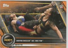 Shayna Baszler def. Mia Yim [Orange] #14 Wrestling Cards 2020 Topps WWE Women's Division Prices