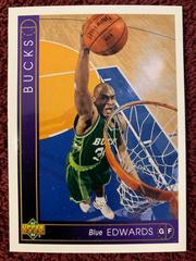 Blue Edwards #61 Basketball Cards 1993 Upper Deck Prices