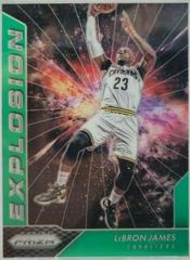 LeBron James [Green Prizm] #1 Basketball Cards 2016 Panini Prizm Explosion Prices