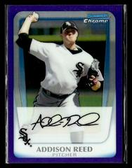 Addison Reed [Purple Refractor] #BCP95 Baseball Cards 2011 Bowman Chrome Prospects Prices