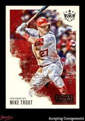 Mike Trout [Artist Proof Gold] Baseball Cards 2020 Panini Diamond Kings Prices